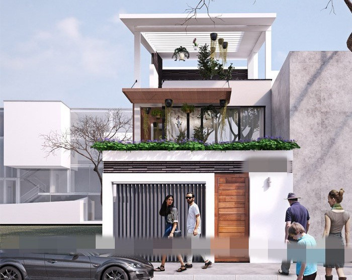 Nhà 3 tầng trẻ trung được dự báo sẽ là xu hướng hot của năm 2019. Ảnh: Housevn.