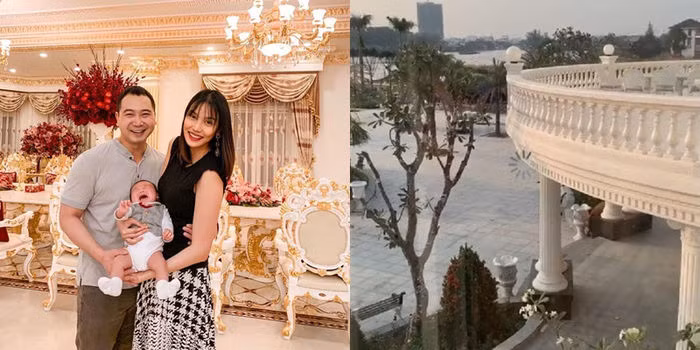 Nói về độ xa hoa thì dinh thự nhà chồng Lan Khuê luôn nằm trong top đầu. Từ ngoài vào trong đều được thiết kế theo phong cách hoàng gia rất bề thế. Ảnh: FBNV.