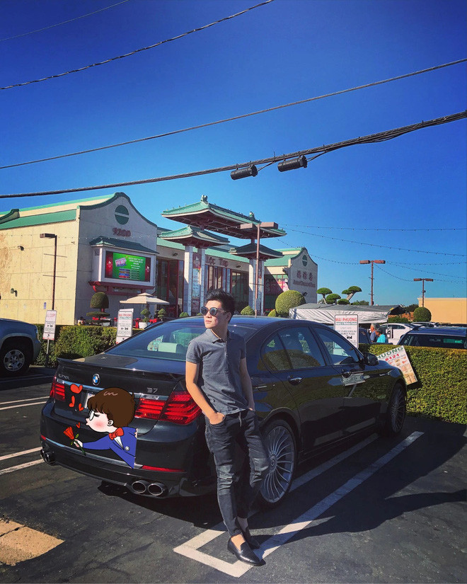 Trước đó, hồi còn ở Mỹ, Đỗ Quang Vinh sử dụng một chiếc Alpina B7, được nâng cấp từ chiếc BMW 7-Series. Tại thị trường Việt Nam, chiếc xe này có giá khoảng 6,5 tỷ đồng. Ảnh: FBNV