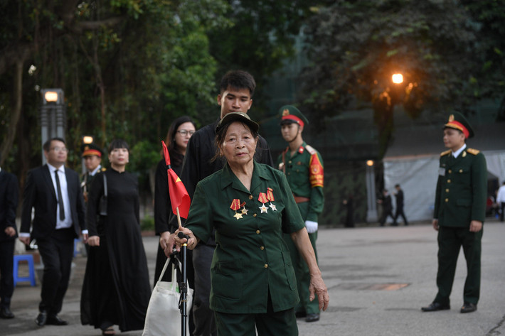 Một cựu Thanh niên Xung phong đã được viếng Đồng chí Tổng Bí thư Nguyễn Phú Trọng.