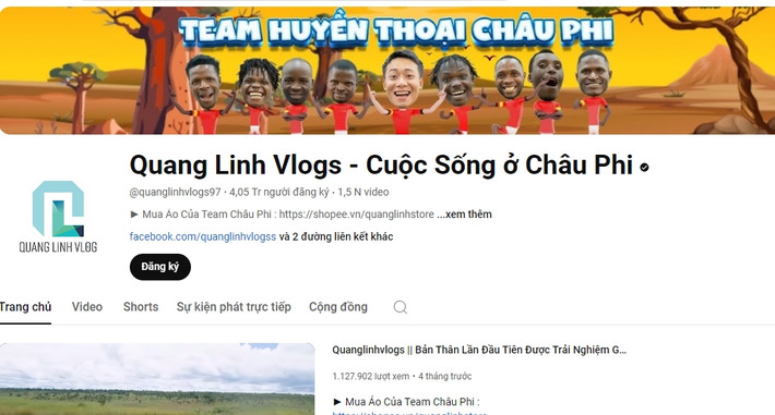 Tuy nhiên, đây chỉ là con số ước đoán. Thực tế, thu nhập từ Youtube của các chủ kênh tại Việt Nam vẫn là một ẩn số. Ảnh chụp màn hình