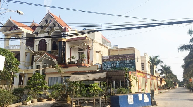 Xã Hải Minh có nền kinh tế đa dạng, gồm nông nghiệp (trồng lúa), mây tre đan xuất khẩu và nghề cây cảnh tuy nhiên nổi danh nhất là ngành đồ gỗ mỹ nghệ cao cấp. Ảnh: Người đưa tin