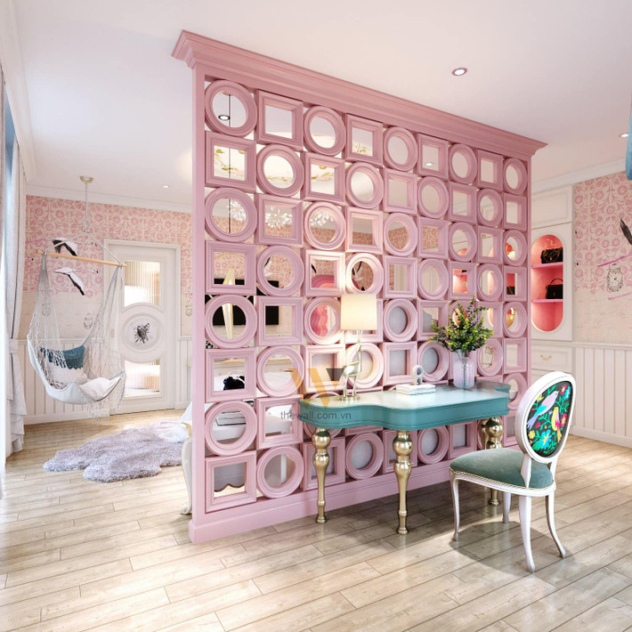 Chỉ là "ở tạm" song Đoàn Di Băng cũng thuê hẳn một đơn vị thiết kế riêng.