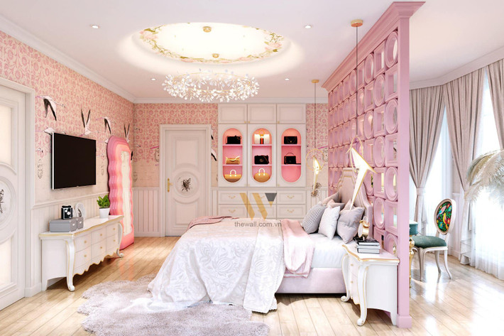 Các phòng, nội thất bên trong đều chiều theo sở thích của từng thành viên trong gia đình Di Băng.