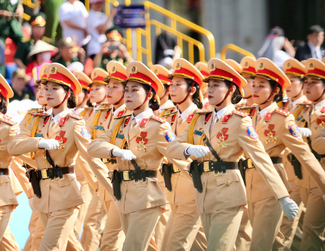 Toàn cảnh tổng duyệt lễ diễu binh, diễu hành mừng Đại lễ 30/4 - Hình 25 Toan canh tong duyet le dieu binh, dieu hanh mung Dai le 30/4-Hinh-25