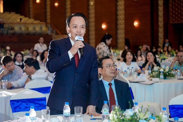 Ông Trịnh Văn Quyết phát biểu tại hội thảo