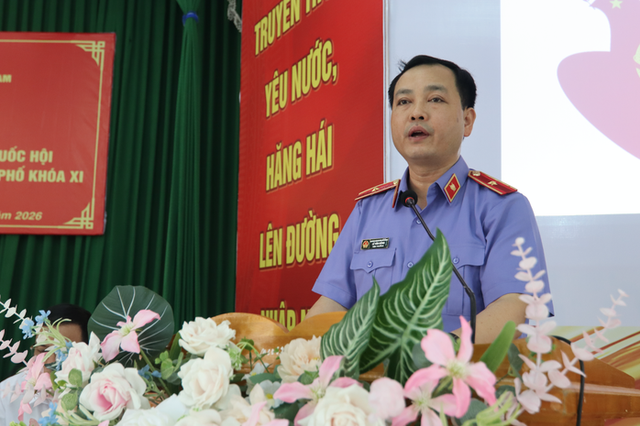 Ông Lê Văn Đông, Bí thư Đảng ủy, Viện trưởng VKSND TPHCM