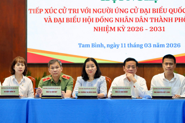 5 ứng cử viên đại biểu Quốc hội khóa XVI thuộc đơn vị bầu cử số 3