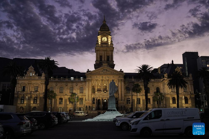 Bức ảnh này được chụp vào ngày 24/10/2025 cho thấy Tòa thị chính Cape Town ở Cape Town, Nam Phi.