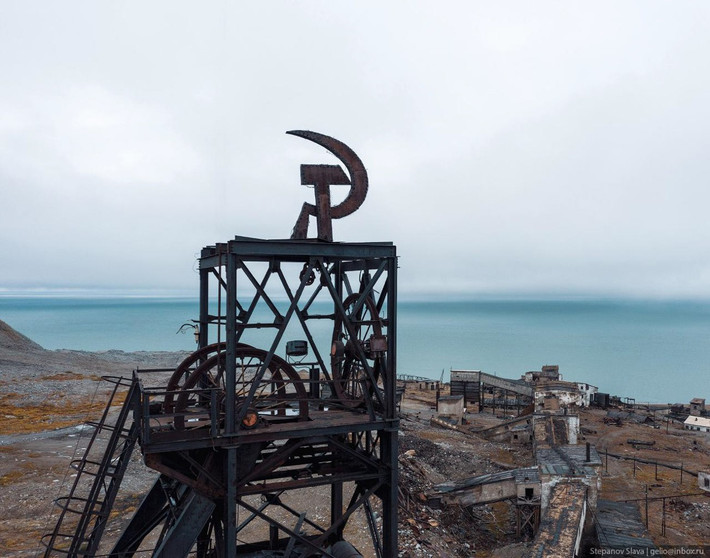 Valkumey là một khu định cư bị bỏ hoang ở Chukotka. Ảnh: Slava Stepanov.