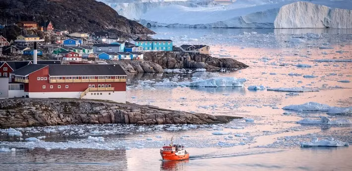 Vịnh băng Ilulissat ở Greenland là một Di sản Thế giới được UNESCO công nhận. Ảnh: guidetogreenland.