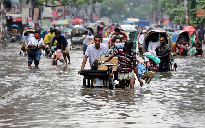 Bangladesh là một trong những quốc gia có độ cao trung bình thấp nhất thế giới. Ảnh: Shutterstock.