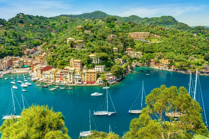 Ngôi làng Portofino, Italy.
