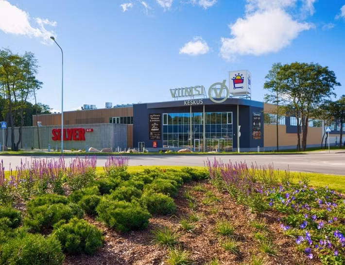 Trung tâm mua sắm Viimsi mở cửa cách đây một thập kỷ và mọi người đã quen với sự hiện diện của hòn đá này. Ảnh: Nordecon.