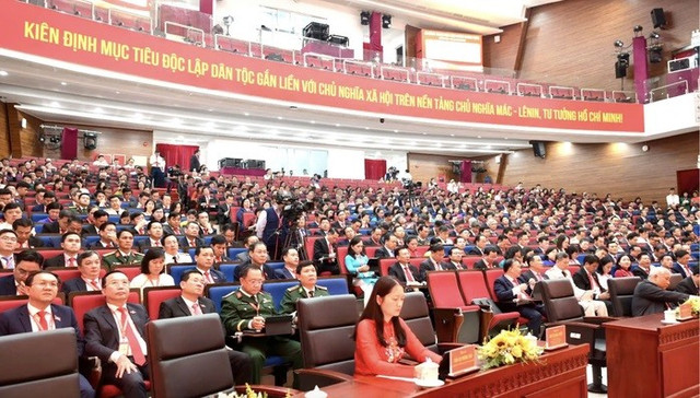 Đại biểu tham dự đại hội; Ảnh: ĐH 4-4760.jpg