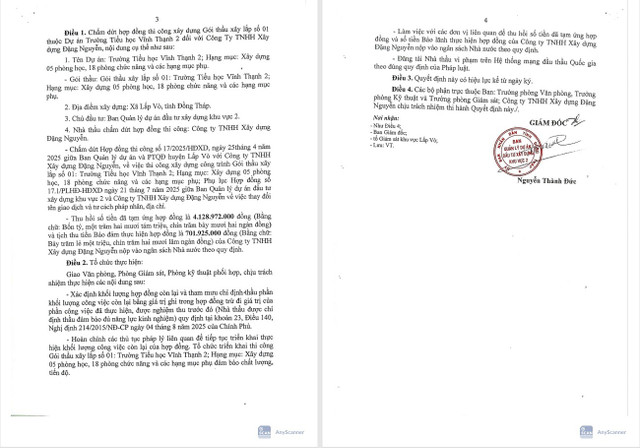 Quyết định mang số hiệu 1022/QĐ-BQLDAKV2. Nguồn MSC 312.jpg