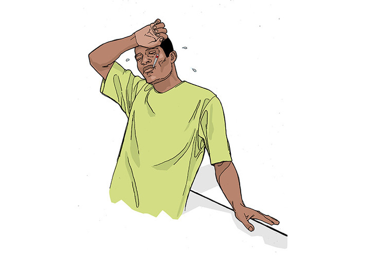 5. Sốt thường xuyên Ung thư ảnh hưởng đến hệ thống miễn dịch dẫn đến sốt thường xuyên và dường như không có lý do nào cả. Tình trạng này phổ biến hơn trong các giai đoạn sau của một số bệnh ung thư nhưng nó xuất hiện sớm trong các bệnh ung thư máu bao gồm ung thư hạch và bệnh bạch cầu.