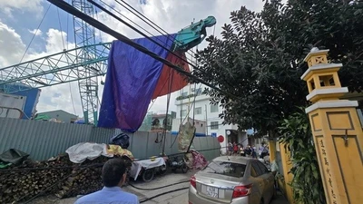 Sự cố gãy cần cẩu tại dự án The One Tower ở Đà Nẵng