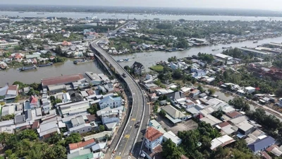 Đồng Tháp: Chính thức thông xe cầu Sa Đéc 1, khơi thông tuyến thủy huyết mạch