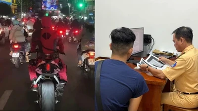 TPHCM: Chạy theo trào lưu “Deadpool” trên đường, thanh niên bị xử lý nghiêm