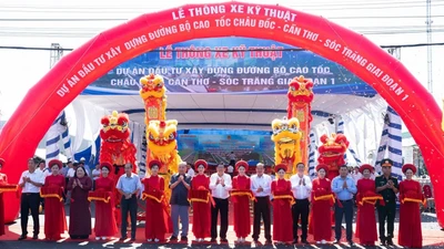 Thông xe kỹ thuật cao tốc Châu Đốc – Cần Thơ – Sóc Trăng đoạn qua An Giang