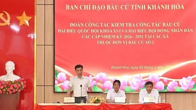 Khánh Hòa: Rà soát công tác bầu cử tại 4 xã Đơn vị bầu cử số 2