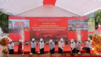 Đắk Lắk khởi công đồng loạt 3 trường nội trú liên cấp vùng biên