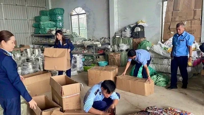 Gia Lai: Tạm giữ hơn 1.800 sản phẩm không rõ nguồn gốc tại hộ kinh doanh