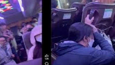 Hành khách hoảng loạn khi xe khách Mỹ Tho – TPHCM truy đuổi xe tải nhỏ