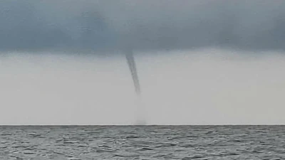 Xuất hiện vòi rồng thứ hai trên vùng biển Lâm Đồng trong một tuần