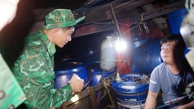 Vĩnh Long phát hiện hơn 5.500 lít dầu DO không rõ nguồn gốc