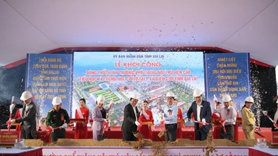 Gia Lai khởi công 7 trường phổ thông nội trú liên cấp vùng biên giới