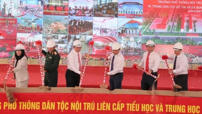 Đắk Lắk: Khởi công xây dựng trường nội trú tại xã biên giới