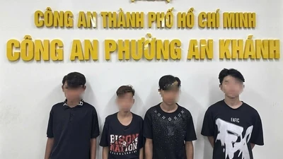Bắt 4 thiếu niên liên quan nhiều vụ trộm xe máy ở TPHCM