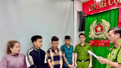 Bắt giữ nhóm trộm dây điện vào nửa đêm trong Khu công nghiệp Phú Mỹ 3