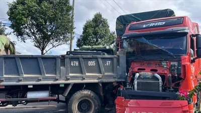 Xe đầu kéo gây tai nạn liên hoàn trên tuyến tránh Tây Buôn Ma Thuột