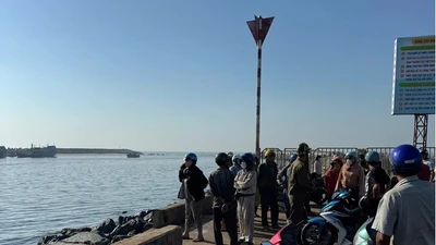 Tìm thấy thuyền trưởng mất tích trong vụ chìm tàu cá tại cửa biển La Gi