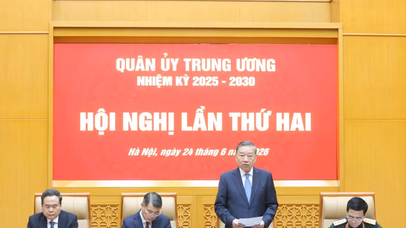Tổng Bí thư, Chủ tịch nước Tô Lâm chủ trì Hội nghị Quân ủy Trung ương