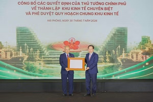 Hải Phòng công bố quyết định khu kinh tế và khởi động khu thương mại tự do
