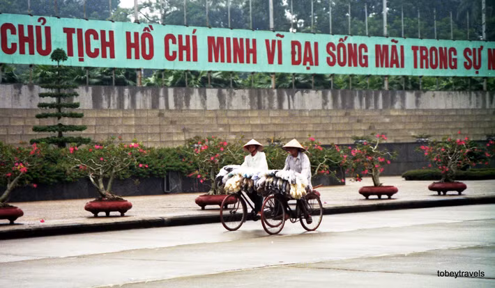Một hình ảnh khác chụp trên đường Hùng Vương.