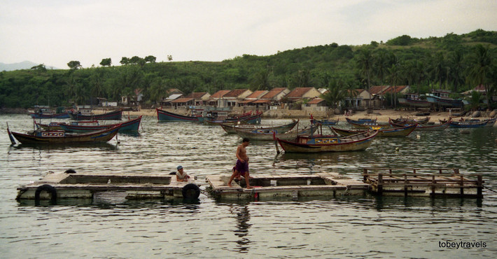 Một góc đảo Hòn Miễu, Nha Trang năm 1996. Ảnh: Tobeytravels Flickr.