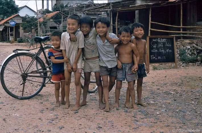 Nét hồn nhiên của trẻ em Quảng Nam.