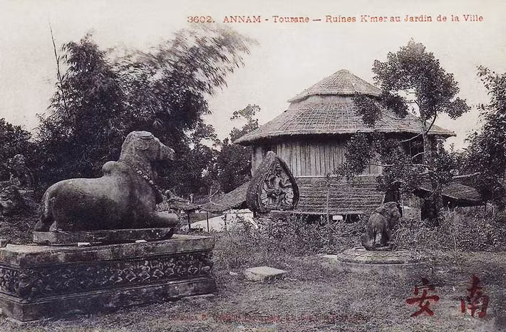 Nơi lưu giữ những tác phẩm điêu khắc Chăm ở Đà Nẵng.