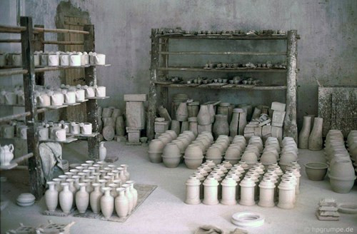 Kho chứa sản phẩm đã được tạo hình.