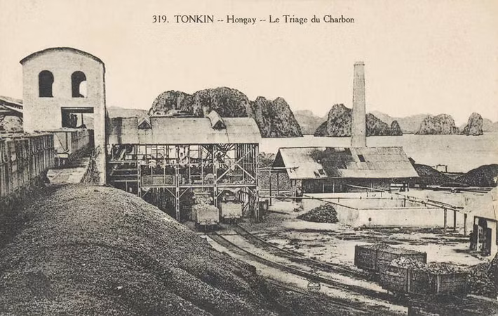 Khu nhà máy bên bờ vịnh.