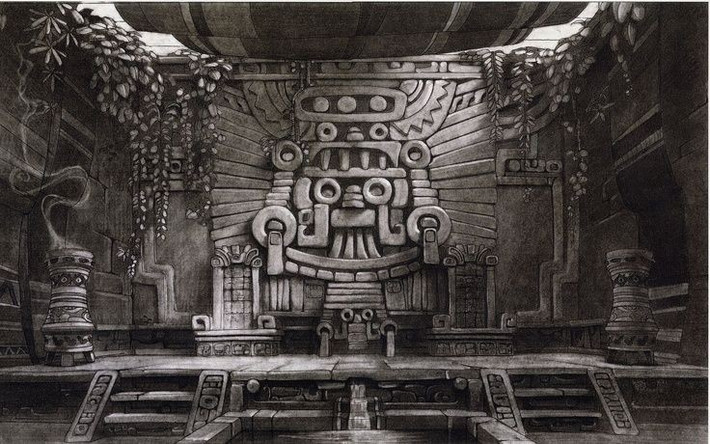  Lịch gắn chặt với tín ngưỡng và quyền lực. Việc kiểm soát tri thức thời gian giúp tầng lớp tư tế củng cố quyền lực tinh thần và chính trị trong xã hội Maya. Ảnh: Pinterest.