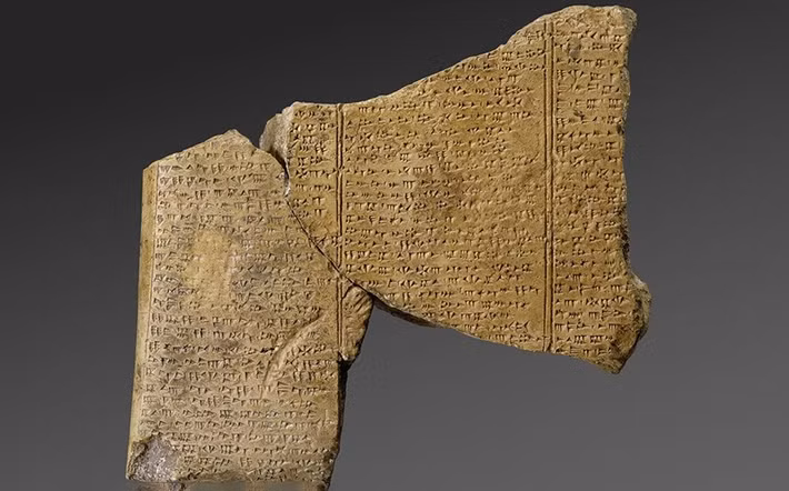  Ngôn ngữ Ugaritic là ngôn ngữ Semitic cổ. Ngôn ngữ này có họ hàng gần với tiếng Hebrew và Ả Rập hiện đại. Ảnh: bibleodyssey.org.