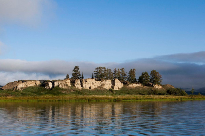  Chịu tác động mạnh của khí hậu khắc nghiệt. Băng giá và gió lạnh làm công trình xuống cấp nhanh chóng và trở nên hoang tàn sau nhiều thế kỷ. Ảnh: X.