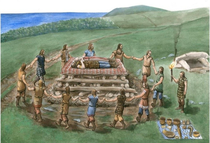  Tín ngưỡng Celt gắn liền với thiên nhiên. Người Celt tôn thờ sông suối, rừng cây, mặt trời và các vị thần sinh sản, biểu trưng cho sự hòa hợp với đất trời. Ảnh: Pinterest.