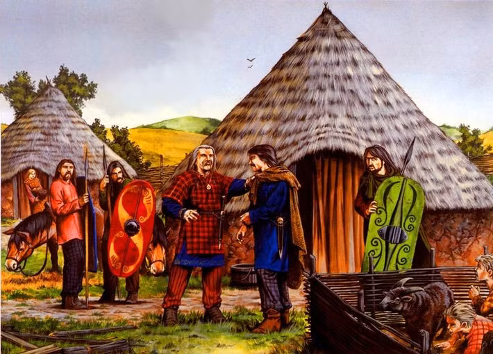  Họ từng chiếm lĩnh phần lớn châu Âu cổ. Vào khoảng năm 400 TCN, văn hóa Celt lan rộng từ quần đảo Anh, Pháp, Thụy Sĩ cho đến các vùng Trung Âu. Ảnh: Pinterest.